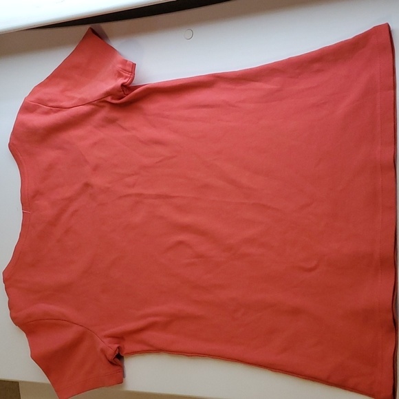 Chico's top women’s size 0 equals size small sz 4 coral scoop neck top shirt - Picture 8 of 16